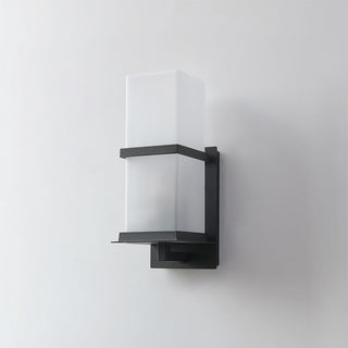 Ishaaris Applique Murale Métal Verre Extérieure Moderne