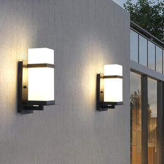 Ishaaris Applique Murale Métal Verre Extérieure Moderne