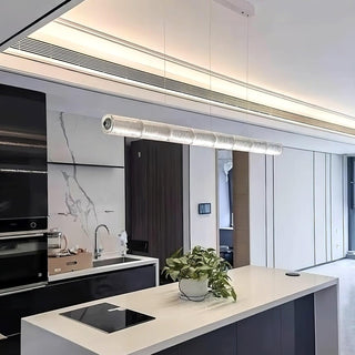 Lyliris Suspension Linéaire en Verre Minimaliste