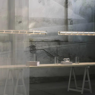 Lyliris Suspension Linéaire en Verre Minimaliste