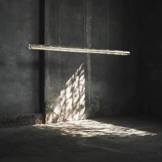 Lyliris Suspension Linéaire en Verre Minimaliste