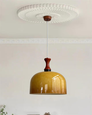 Lioraer Suspension Lampe Rétro en Verre