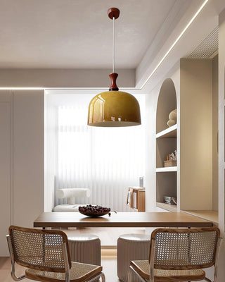 Lioraer Suspension Lampe Rétro en Verre