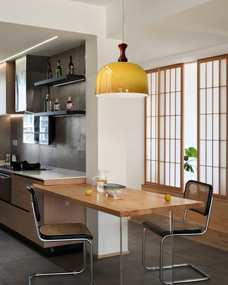 Lioraer Suspension Lampe Rétro en Verre