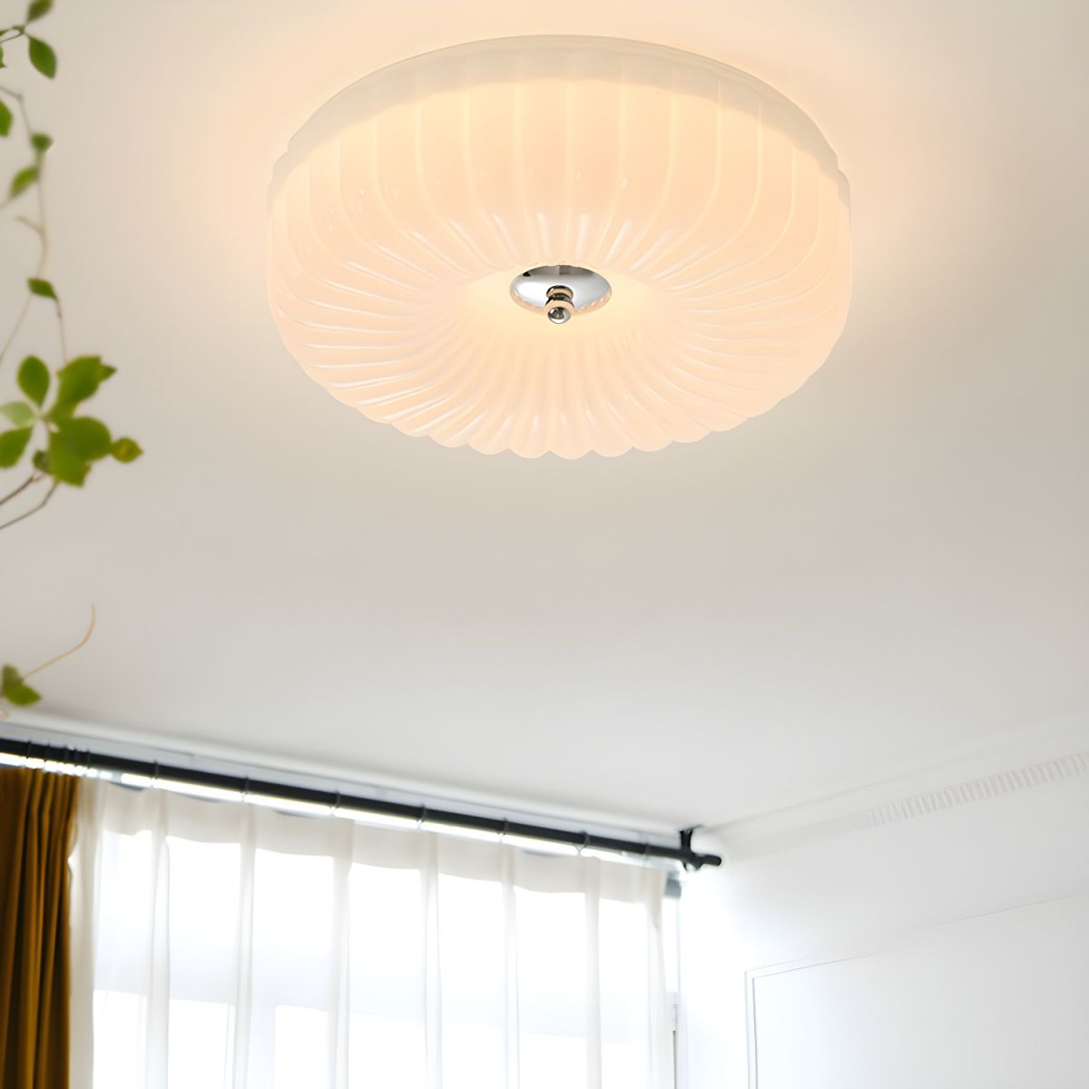 Arisha Moderne LED Verre Plafonnier Chambre à Coucher