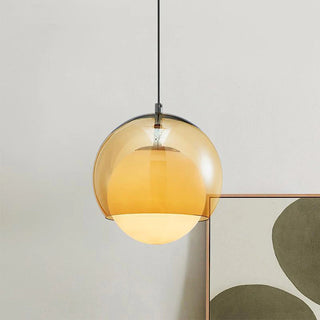 Valentina Minimaliste LED Suspension Métal/Verre Chambre À Coucher