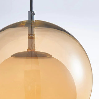 Valentina Minimaliste LED Suspension Métal/Verre Chambre À Coucher