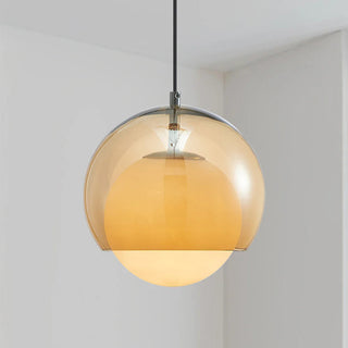 Valentina Minimaliste LED Suspension Métal/Verre Chambre À Coucher