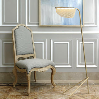 Triad Lampadaire Géométrique en Or