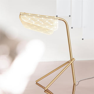 Lattice Lampe de Table Géométrique en Or