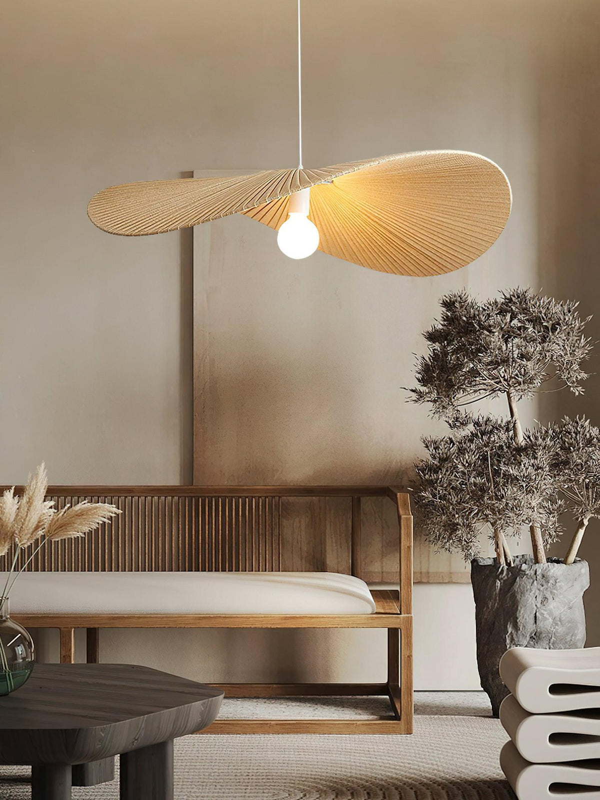 Aurisa Suspension Vague Minimaliste