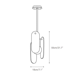 Cevynarae Suspension Marbre Verre Minimaliste Moderne