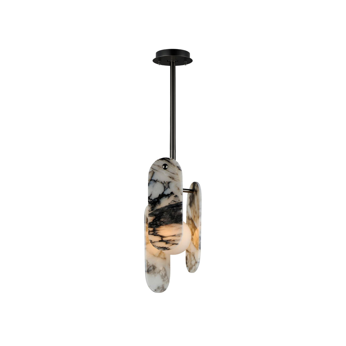 Cevynarae Suspension Marbre Verre Minimaliste Moderne