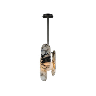 Cevynarae Suspension Marbre Verre Minimaliste Moderne