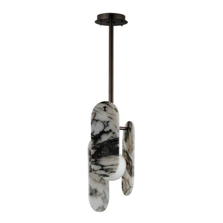 Cevynarae Suspension Marbre Verre Minimaliste Moderne