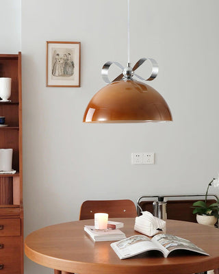 Lustra Suspension Verre Ambre Salle à Manger