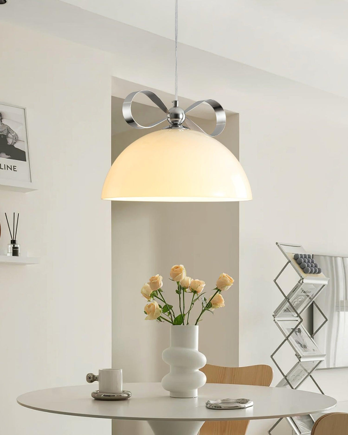 Nelelia Suspension Verre Ambre Salle à Manger