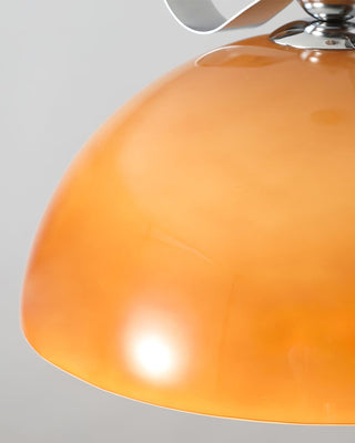Lustra Suspension Verre Ambre Salle à Manger