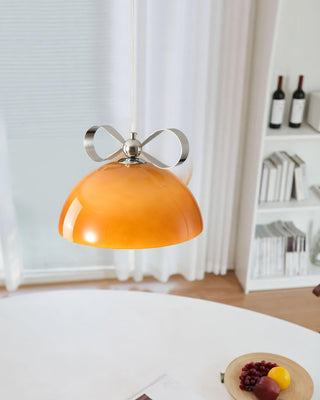 Lustra Suspension Verre Ambre Salle à Manger