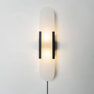 Corvina Applique Murale Oblongue en Albâtre