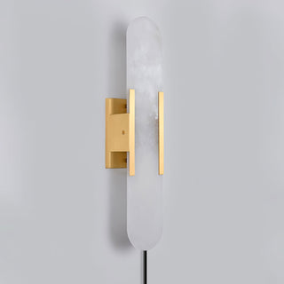 Corvina Applique Murale Oblongue en Albâtre
