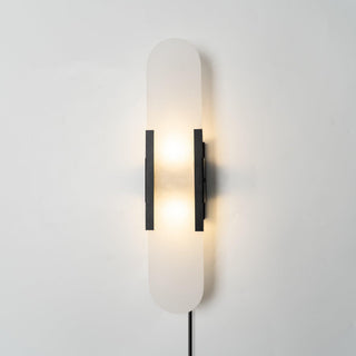 Corvina Applique Murale Oblongue en Albâtre