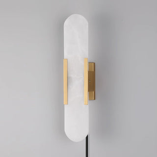 Corvina Applique Murale Oblongue en Albâtre