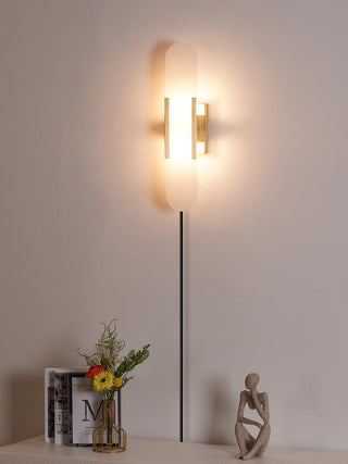 Corvina Applique Murale Oblongue en Albâtre