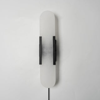 Corvina Applique Murale Oblongue en Albâtre