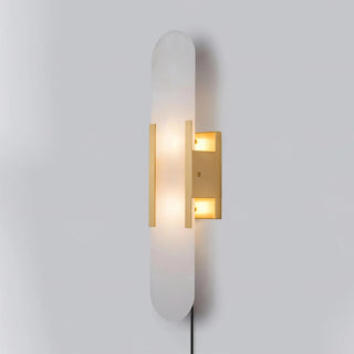 Corvina Applique Murale Oblongue en Albâtre