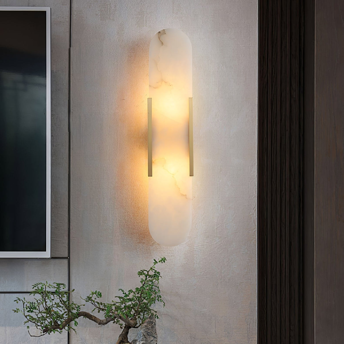 Veo Applique Murale en Albâtre de Luxe