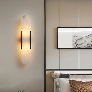Corvina Applique Murale Oblongue en Albâtre