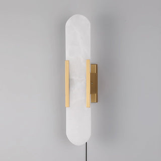 Corvina Applique Murale Oblongue en Albâtre