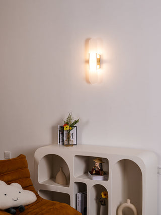 Olraeia Applique Murale Double en Albâtre