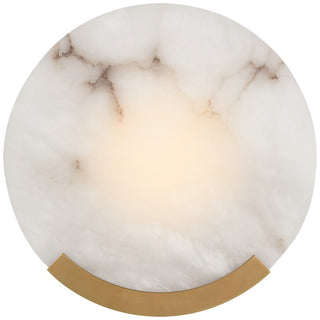 Avsolisra Applique Murale Ronde Albâtre Minimaliste