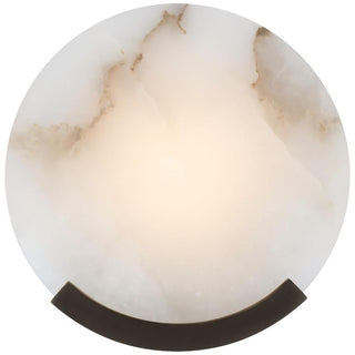Avsolisra Applique Murale Ronde Albâtre Minimaliste