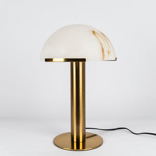 Ibera Lampe de Table en Albâtre et Métal