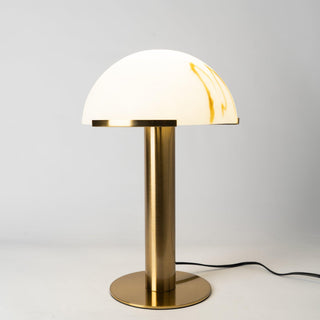 Ibera Lampe de Table en Albâtre et Métal