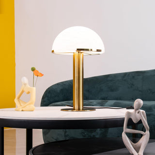 Ibera Lampe de Table en Albâtre et Métal