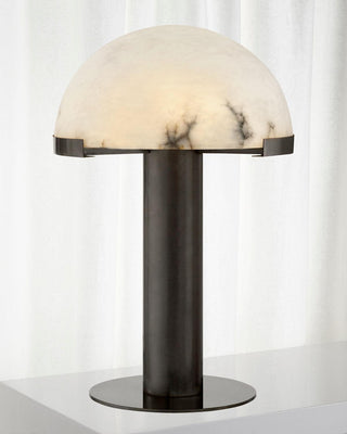 Ibera Lampe de Table en Albâtre et Métal