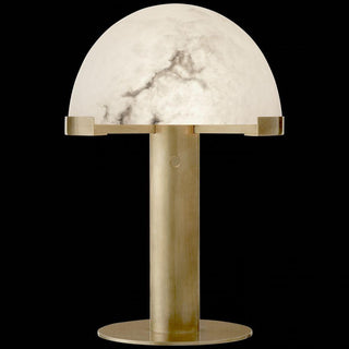 Ibera Lampe de Table en Albâtre et Métal