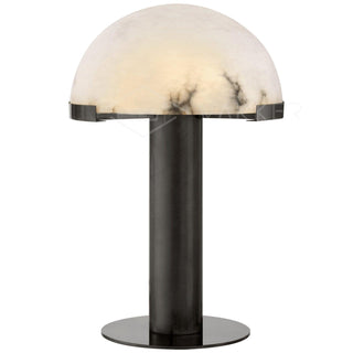 Ibera Lampe de Table en Albâtre et Métal