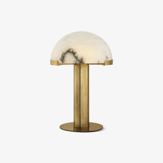 Ibera Lampe de Table en Albâtre et Métal