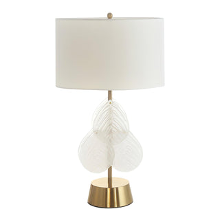 Elara Elegant Glass Table Lamp-Neutral Decor
