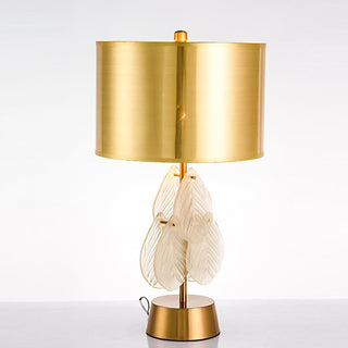 Elara Elegant Glass Table Lamp-Neutral Decor
