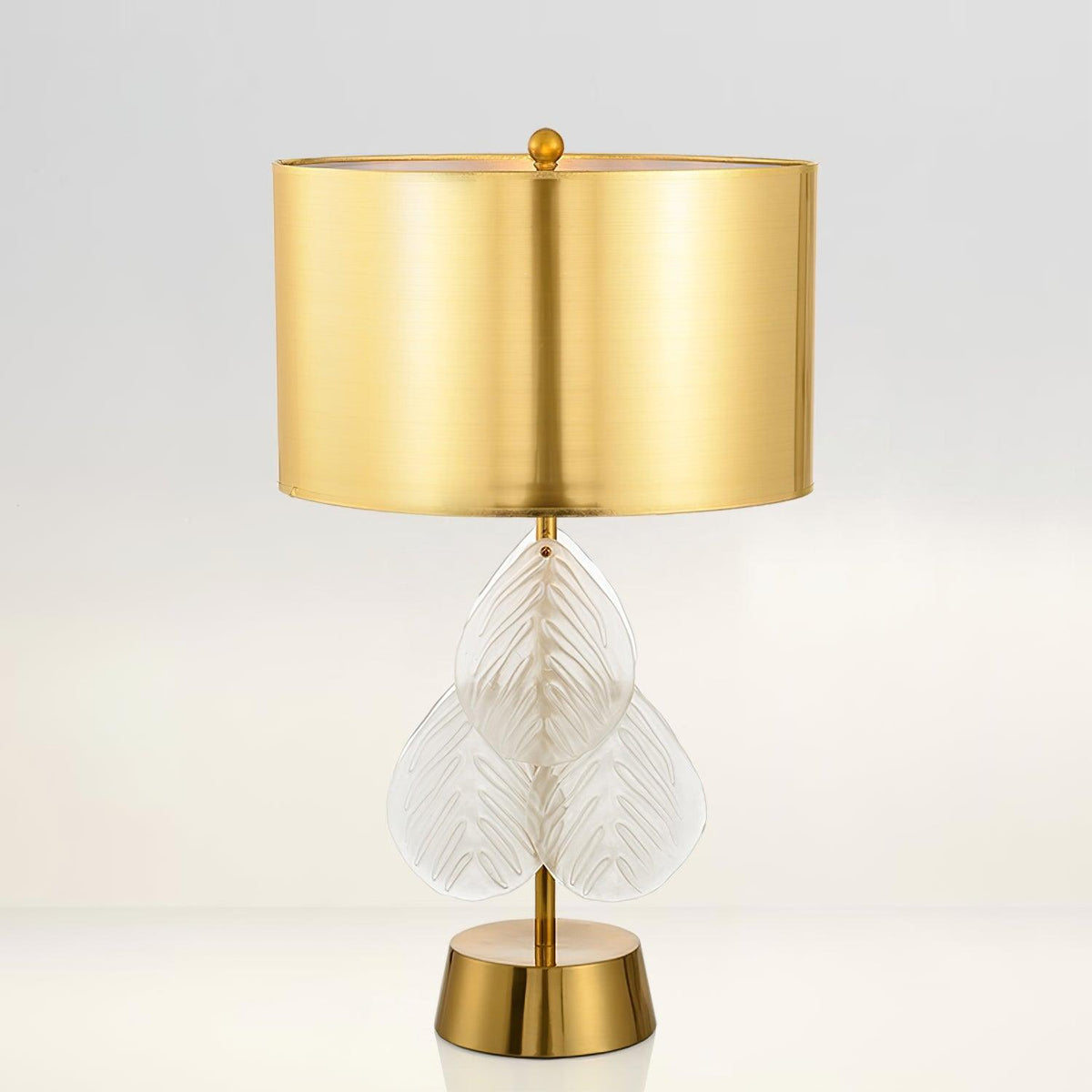 Elara Elegant Glass Table Lamp-Neutral Decor