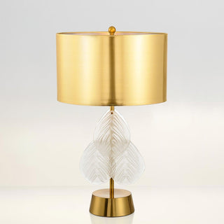 Elara Elegant Glass Table Lamp-Neutral Decor