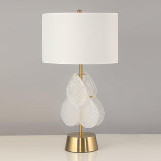 Elara Elegant Glass Table Lamp-Neutral Decor