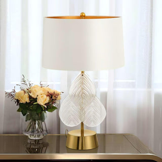 Elara Elegant Glass Table Lamp-Neutral Decor