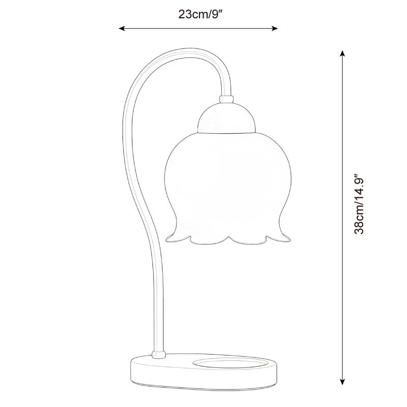 Lioreria Lampe de Table Chauffe-Parfums